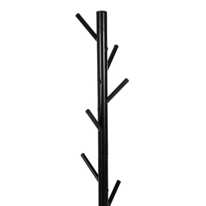 Floor Standing Hanger Hm9574.01 Metallic In Black Color-8 Hanging Positions 48x48x173hcm.