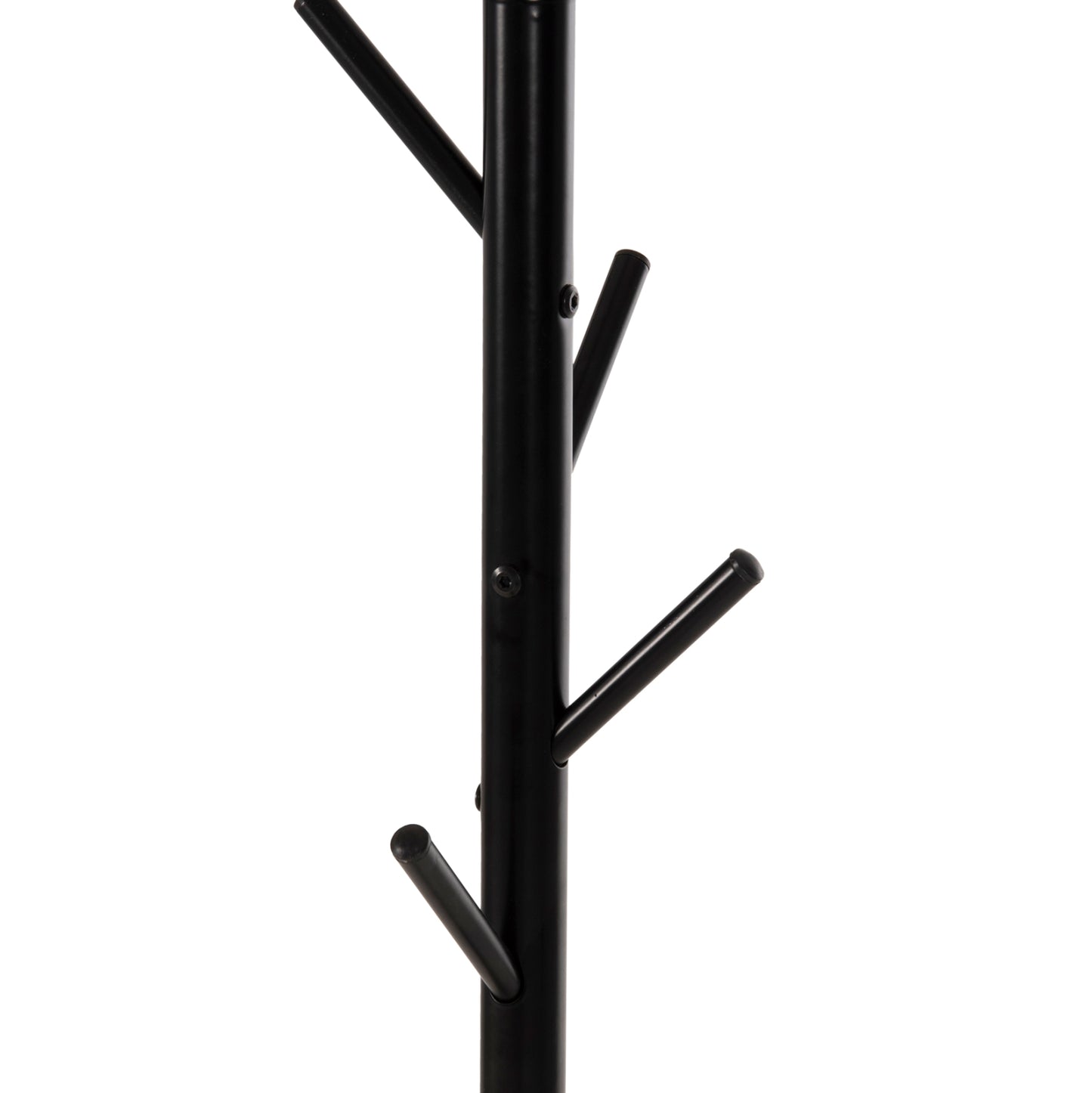 Floor Standing Hanger Hm9574.01 Metallic In Black Color-8 Hanging Positions 48x48x173hcm.