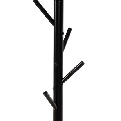 Floor Standing Hanger Hm9574.01 Metallic In Black Color-8 Hanging Positions 48x48x173hcm.