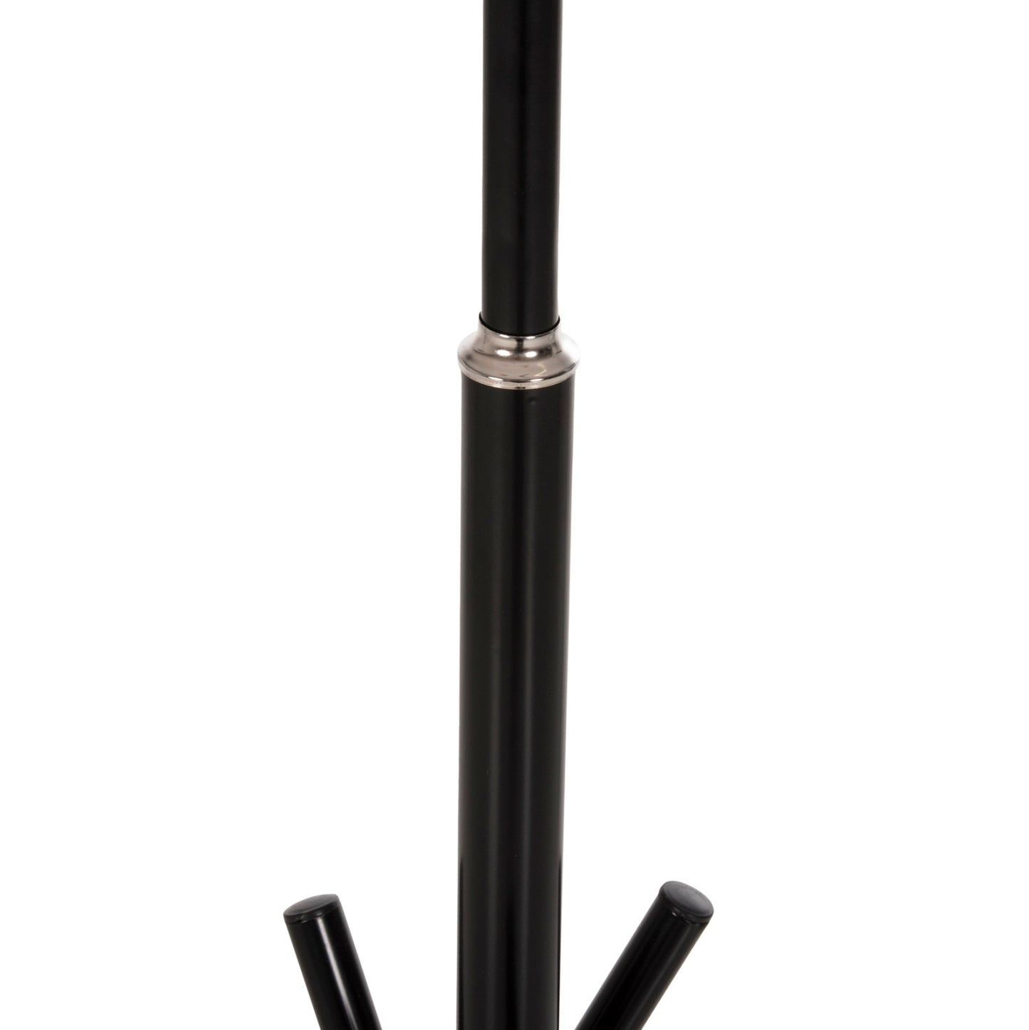 Floor Standing Hanger Hm9575.01 Metallic In Black Color-7 Hanging Positions 41x41x176hcm.