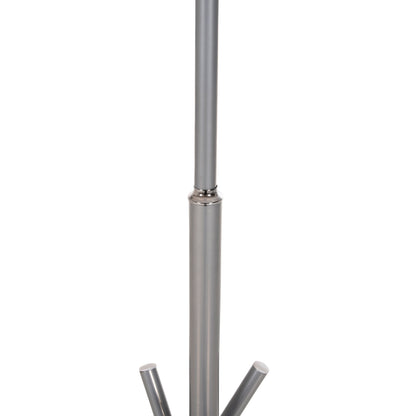 Floor Standing Hanger Hm9575.40 Metallic In Silver Color-7 Hanging Positions 41x41x176hcm.
