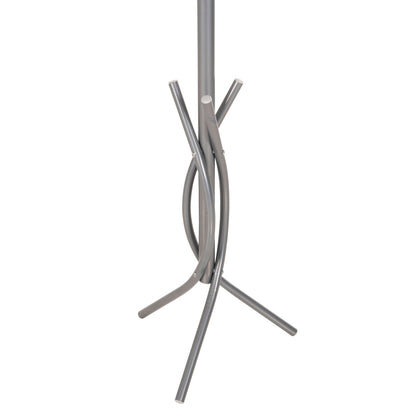 Floor Standing Hanger Hm9575.40 Metallic In Silver Color-7 Hanging Positions 41x41x176hcm.