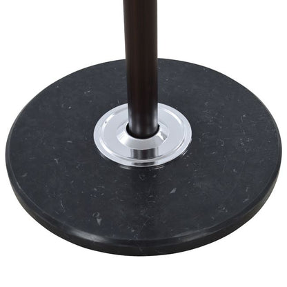 Hat/coat Stand Metallic Shia Hm0038.05 Rotating Walnut With Black Marble Base Φ37x170Η Cm