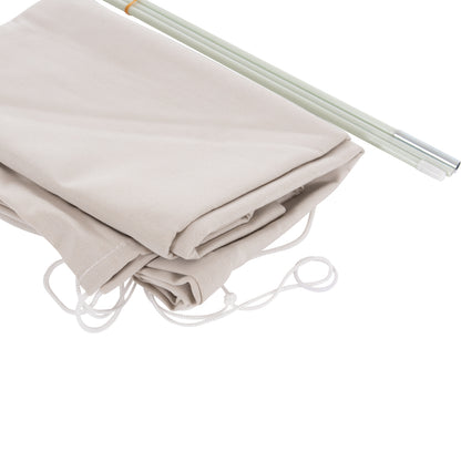 Cover For Professional 3x4m Umbrella Hm6620.02 - Spun Polyester In Beige