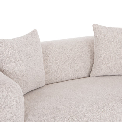 Sofa 2-seater Arctis Hm3328.02 Light Beige Fabric 169x88x88hcm.