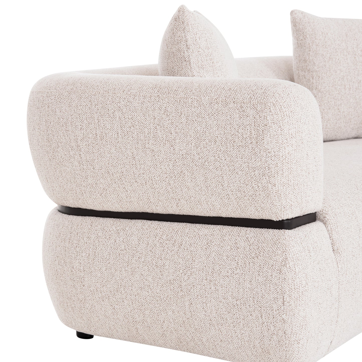 Sofa 2-seater Arctis Hm3328.02 Light Beige Fabric 169x88x88hcm.