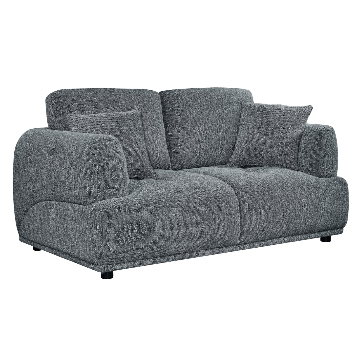 Sofa 2-seater Structo Hm3330.01 Grey Fabric 168x94x88hcm.