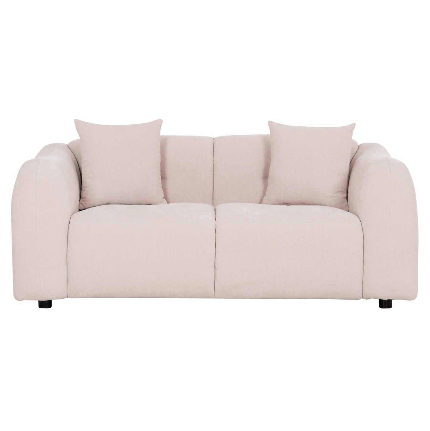 Sofa 2-seater Junoa Hm3334.02 Ecru Fabric 172x89x85hcm.