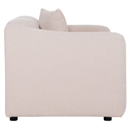 Sofa 2-seater Junoa Hm3334.02 Ecru Fabric 172x89x85hcm.
