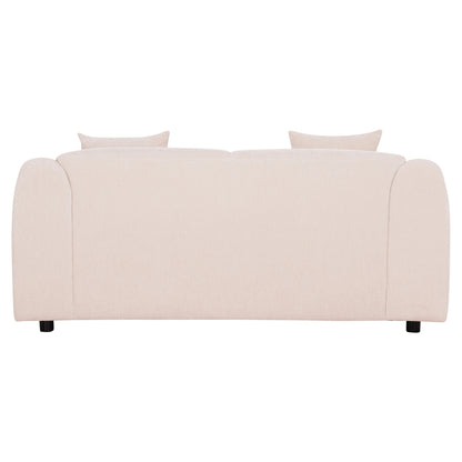 Sofa 2-seater Junoa Hm3334.02 Ecru Fabric 172x89x85hcm.