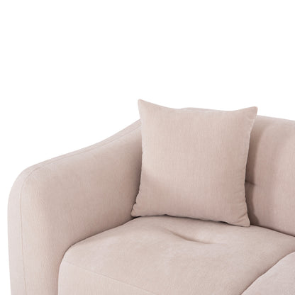 Sofa 2-seater Junoa Hm3334.02 Ecru Fabric 172x89x85hcm.