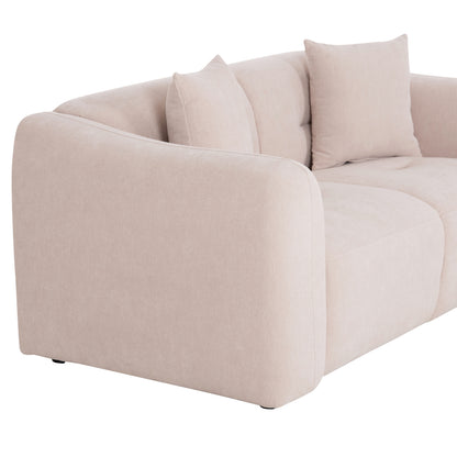 Sofa 2-seater Junoa Hm3334.02 Ecru Fabric 172x89x85hcm.