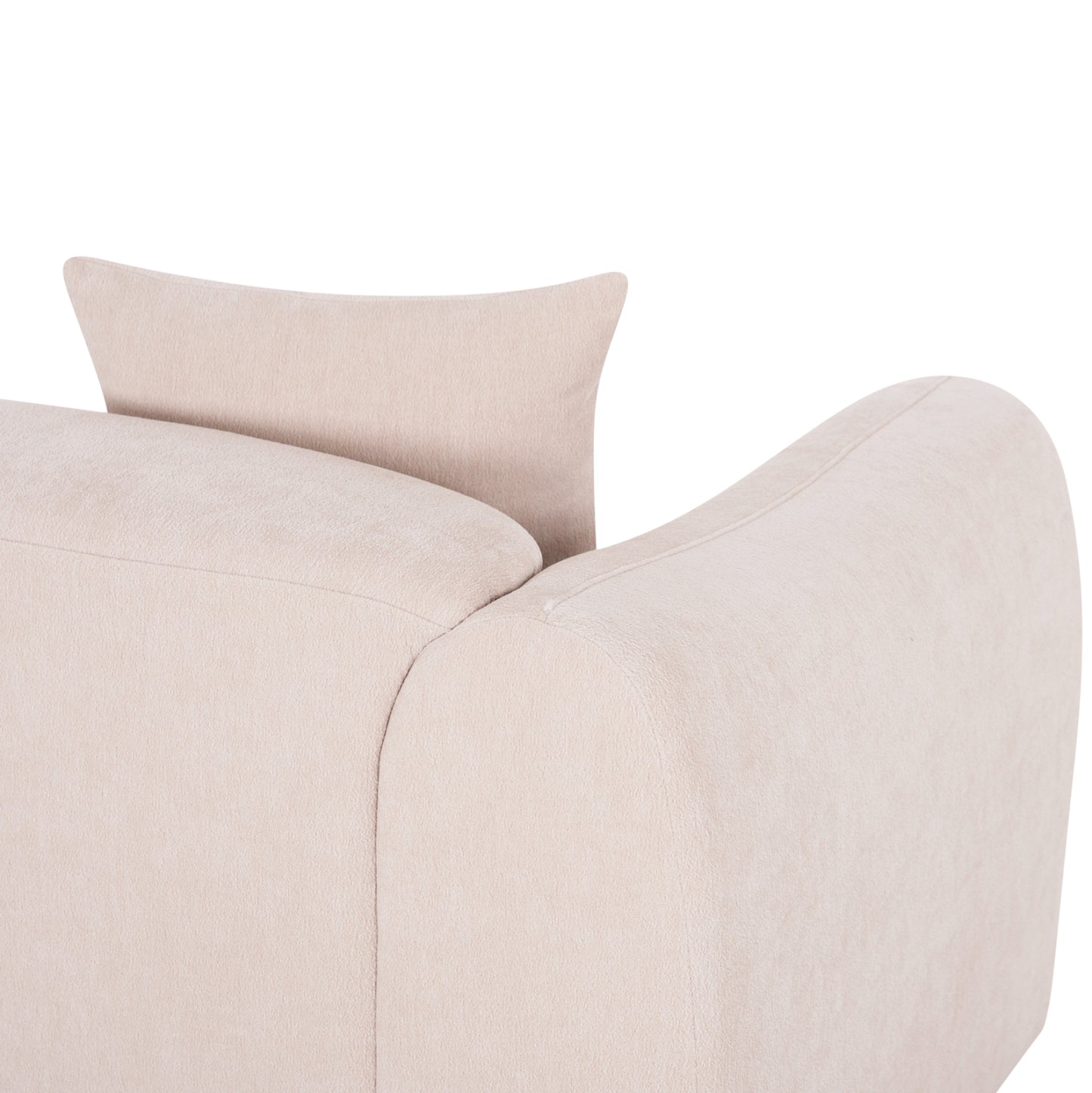 Sofa 2-seater Junoa Hm3334.02 Ecru Fabric 172x89x85hcm.