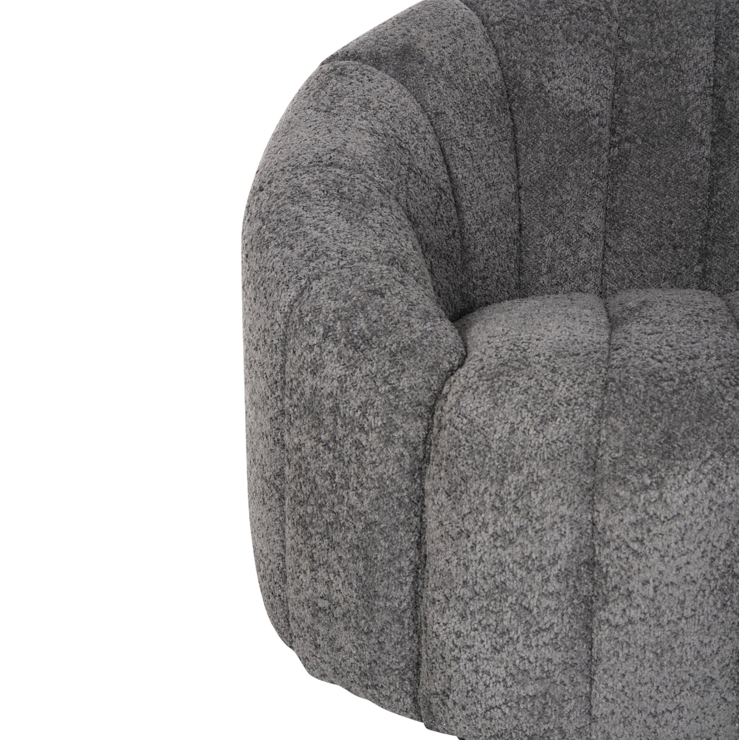 Sofa 2-seater Moby Hm9595.01 Grey Boucle Fabric 145x82x67hcm.