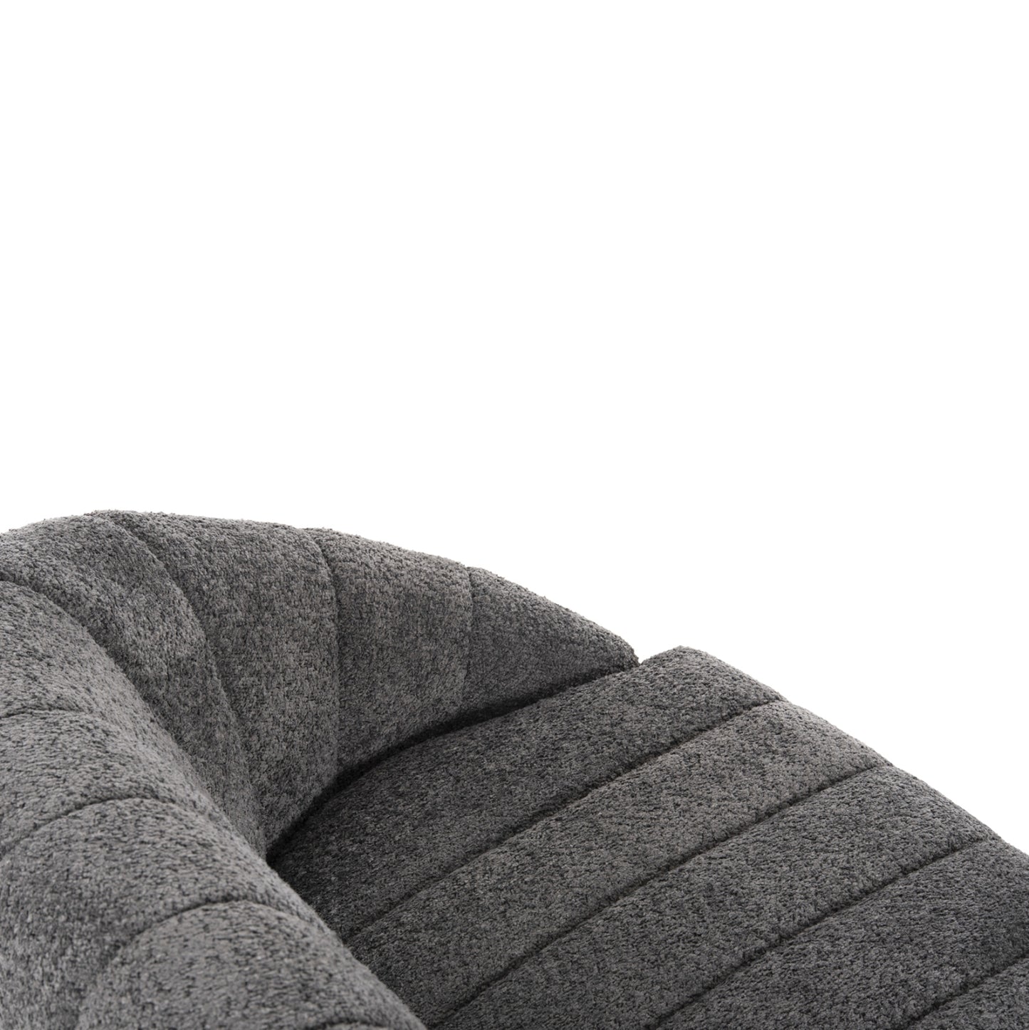 Sofa 2-seater Moby Hm9595.01 Grey Boucle Fabric 145x82x67hcm.
