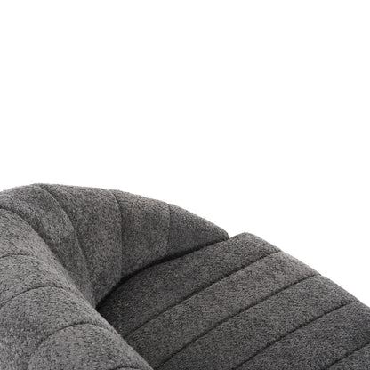 Sofa 2-seater Moby Hm9595.01 Grey Boucle Fabric 145x82x67hcm.