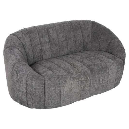 Sofa 2-seater Moby Hm9595.01 Grey Boucle Fabric 145x82x67hcm.