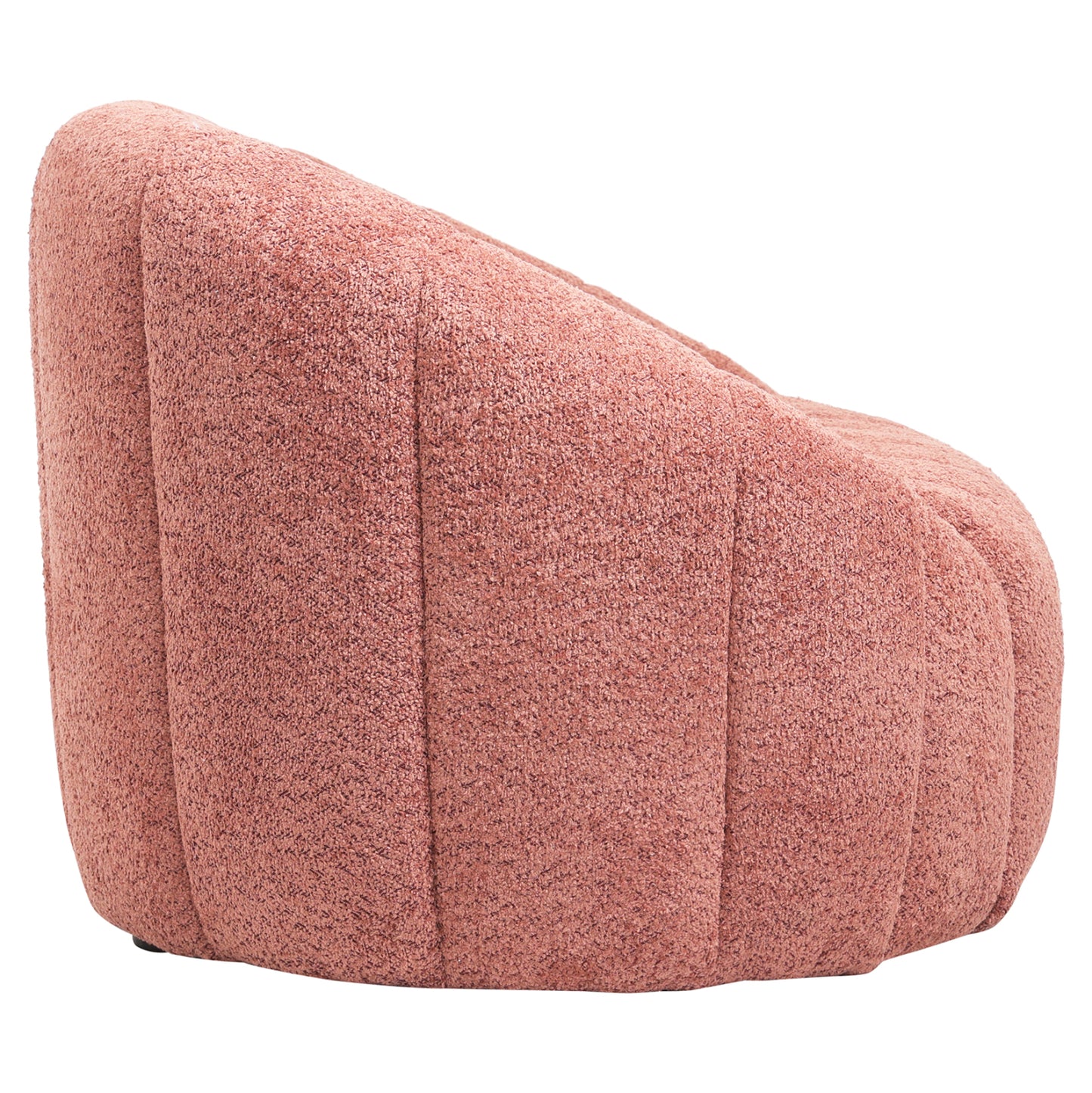 Sofa 2-seater Moby Hm9595.02 Pink Boucle Fabric 148x83x66hcm.