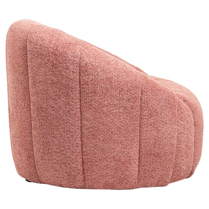 Sofa 2-seater Moby Hm9595.02 Pink Boucle Fabric 148x83x66hcm.
