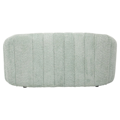 Sofa 2-seater Moby Hm9595.05 Pistachio Green Boucle Fabric 148x83x66hcm.