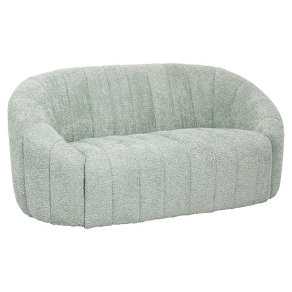 Sofa 2-seater Moby Hm9595.05 Pistachio Green Boucle Fabric 148x83x66hcm.
