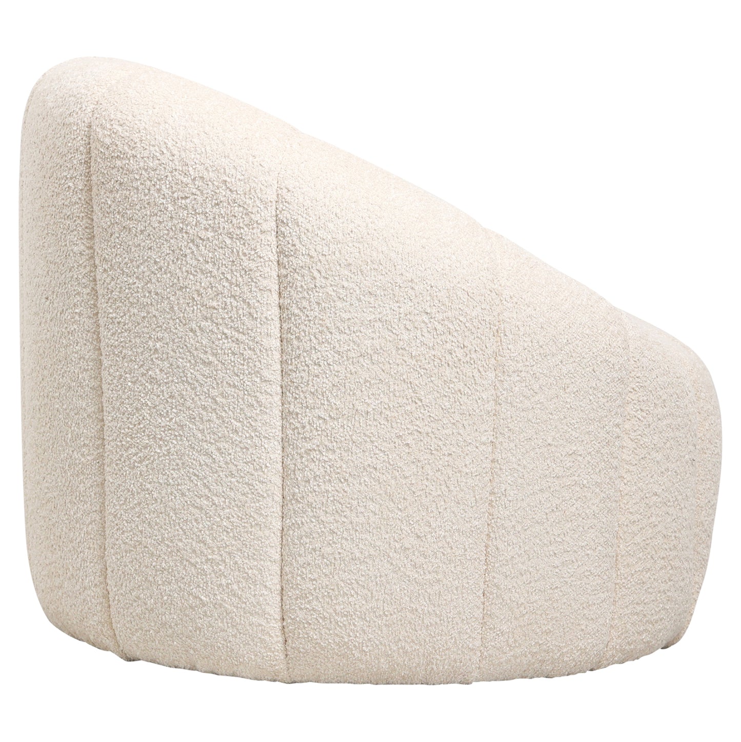 Sofa 2-seater Moby Hm9595.06 Ecru Boucle Fabric 148x83x66hcm.