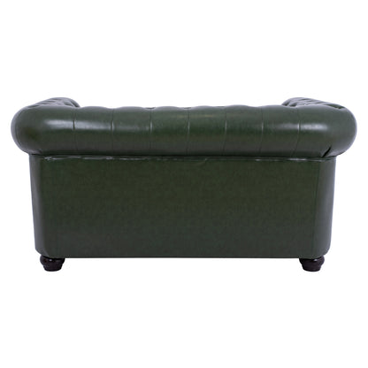 Sofa 2 Seater T.chesterfield Hm3010.08 Pu Cypress Green 150x90x72cm