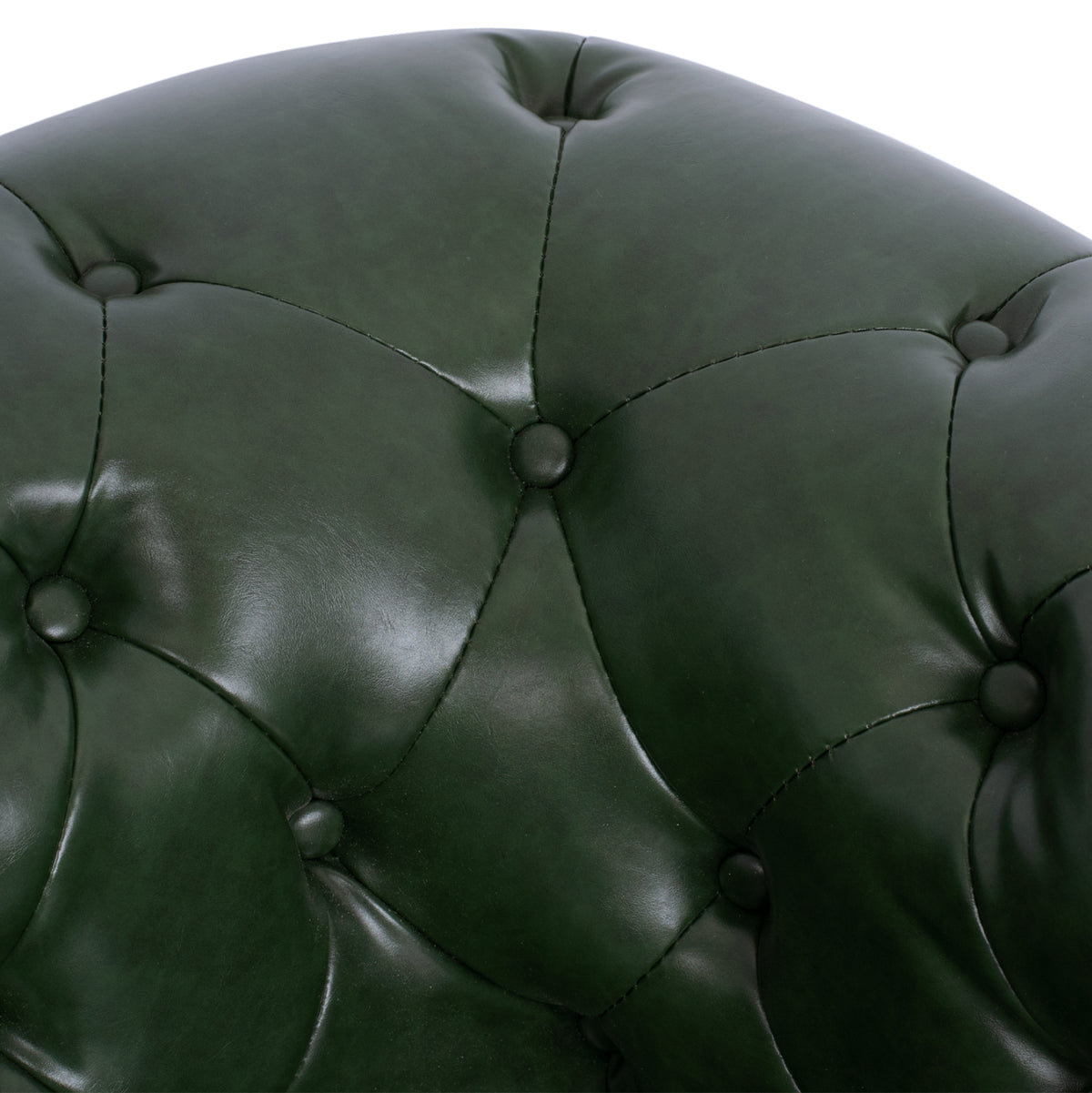 Sofa 2 Seater T.chesterfield Hm3010.08 Pu Cypress Green 150x90x70Ηcm