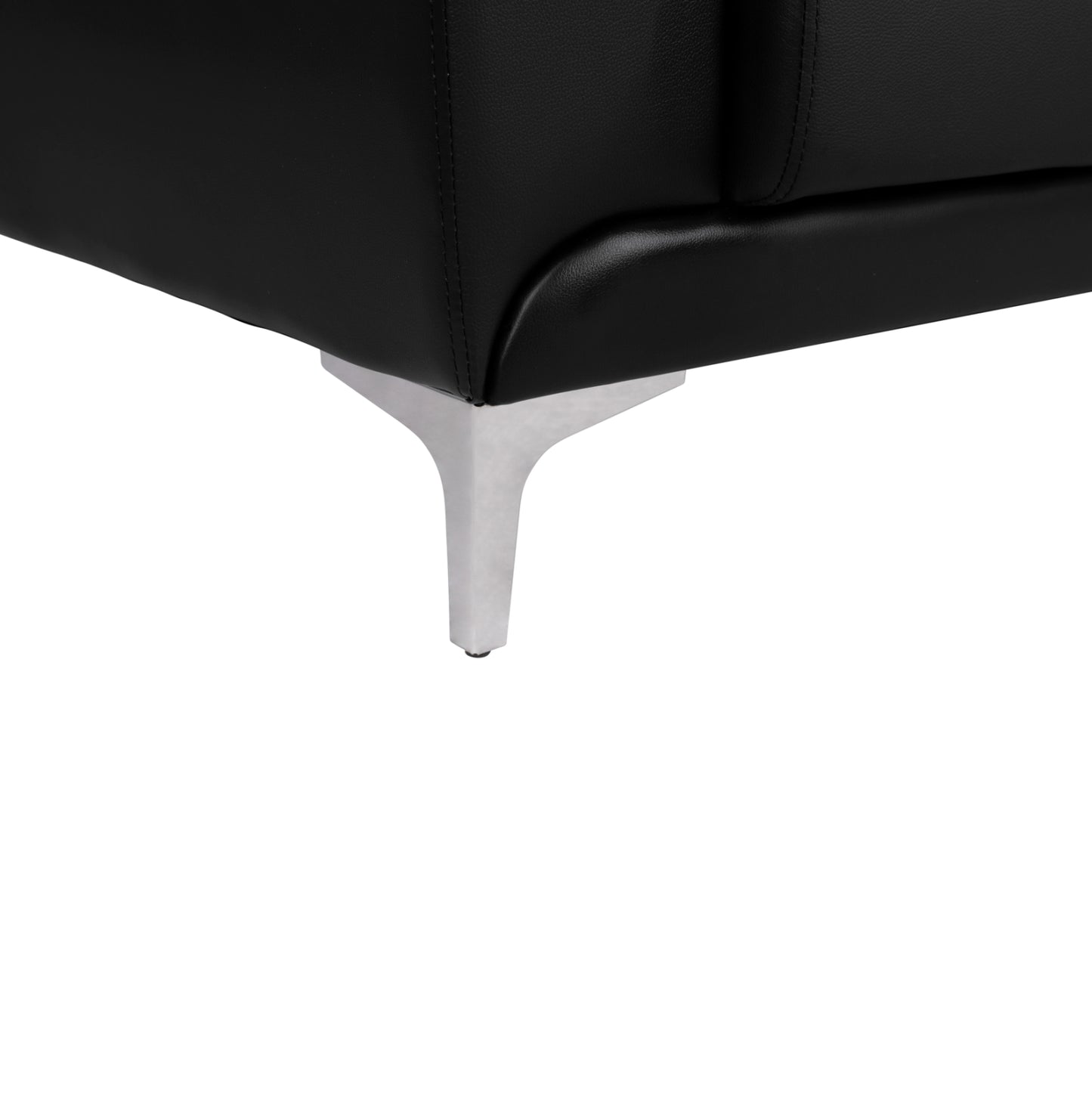 Sofa 2 Seater Kenzie Hm3121.21 With Black Pu 142x81x81 Cm