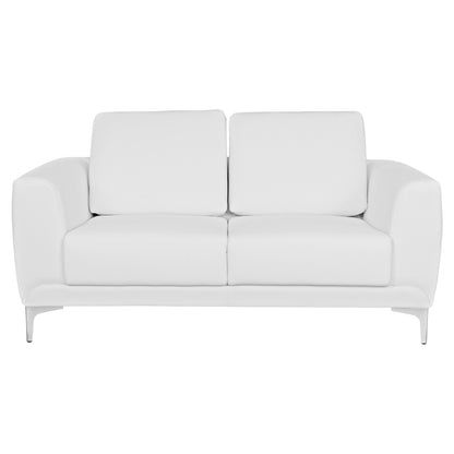 Sofa 2 Seater Kenzie Hm3121.22 With White Pu 142x81x81 Cm