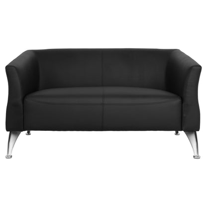 Sofa 2 Seater Kiana Hm3122.21 Black Pu 130x75x71 Cm