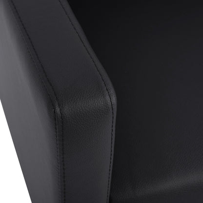 2 Seater Sofa Nellie Hm3159.21 Black Pu 113x71x71cm