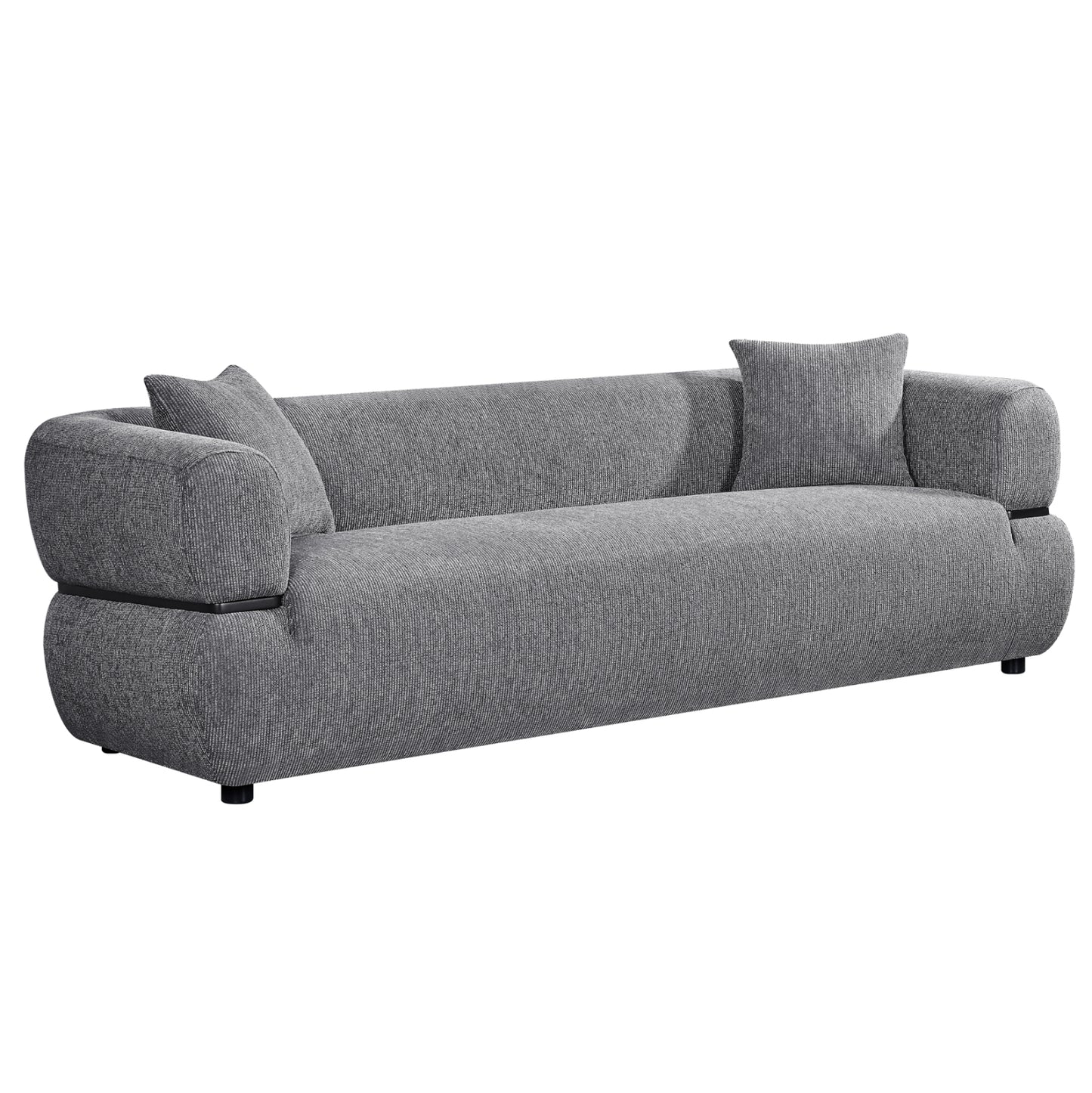 Sofa 3-seater Arctis Hm3327.01 Grey Fabric 229x88x88hcm.