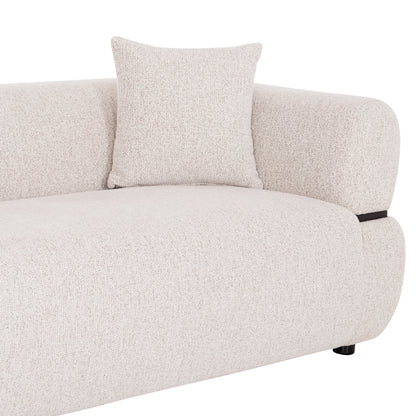 Sofa 3-seater Arctis Hm3327.02 Light Beige Fabric 229x88x88hcm.