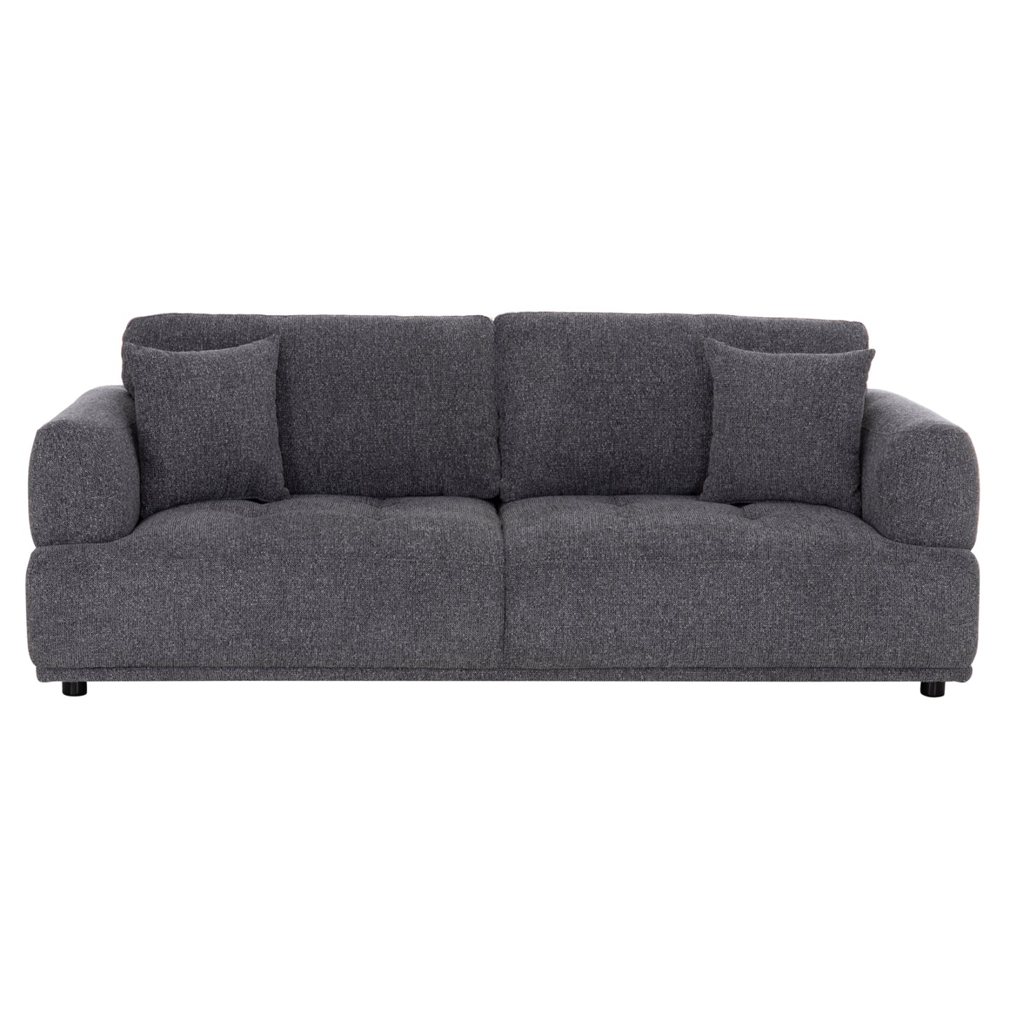 Sofa 3-seater Structo Hm3329.01 Grey Fabric 227x94x88hcm.