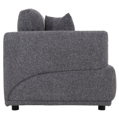 Sofa 3-seater Structo Hm3329.01 Grey Fabric 227x94x88hcm.