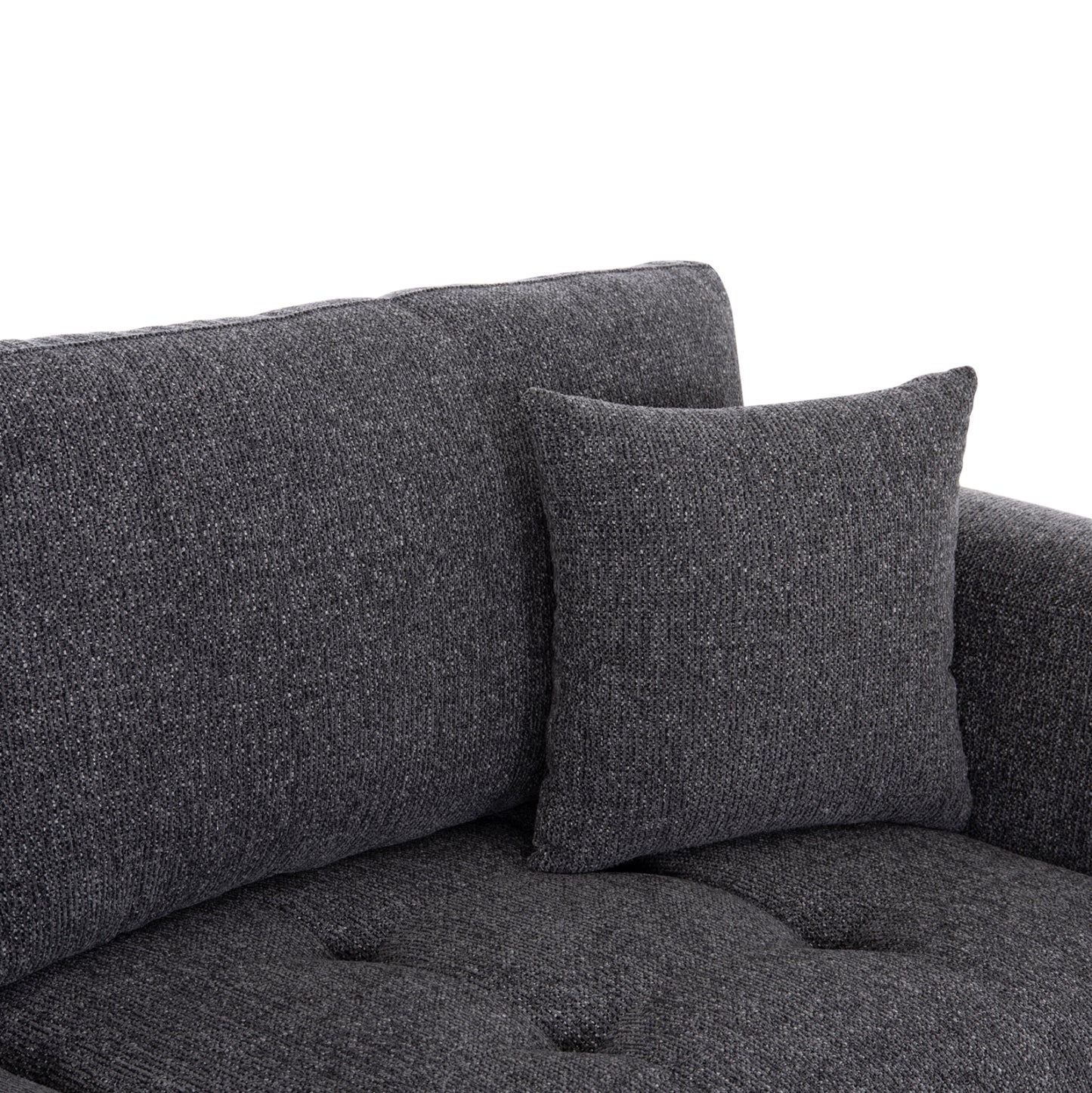 Sofa 3-seater Structo Hm3329.01 Grey Fabric 227x94x88hcm.