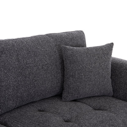 Sofa 3-seater Structo Hm3329.01 Grey Fabric 227x94x88hcm.