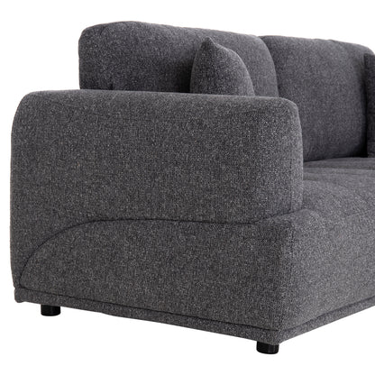 Sofa 3-seater Structo Hm3329.01 Grey Fabric 227x94x88hcm.
