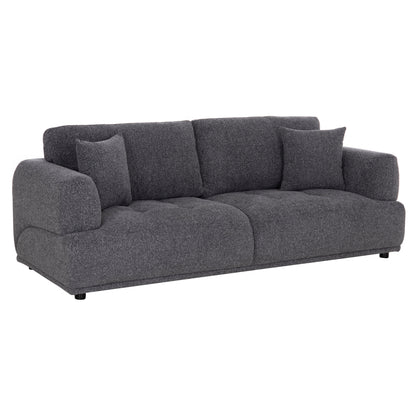 Sofa 3-seater Structo Hm3329.01 Grey Fabric 227x94x88hcm.