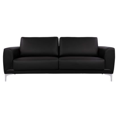 Sofa 3 Seater Kenzie Hm3121.31 With Black Pu 190x81x81  Cm