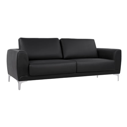 Sofa 3 Seater Kenzie Hm3121.31 With Black Pu 190x81x81  Cm