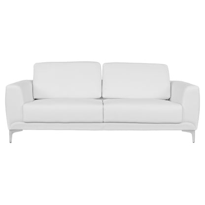 Sofa 3 Seater Kenzie Hm3121.32 With White Pu 190x81x81  Cm