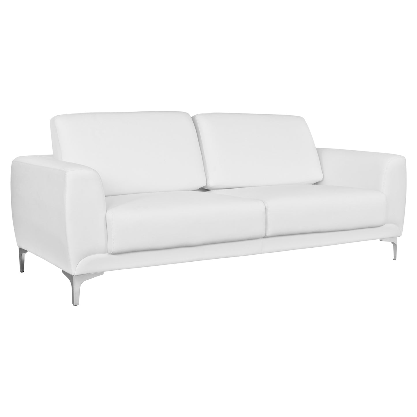 Sofa 3 Seater Kenzie Hm3121.32 With White Pu 190x81x81  Cm