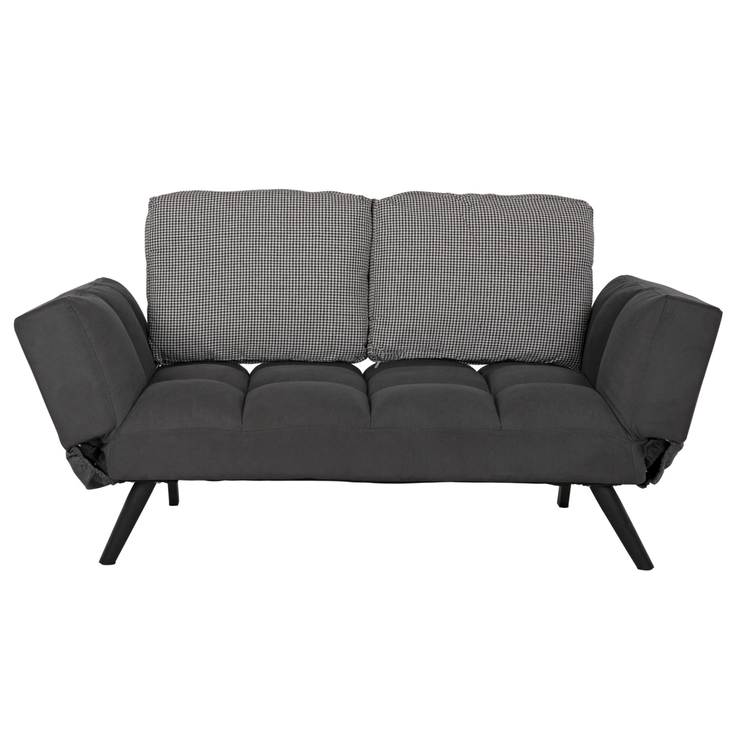 Sofa 3 Seater Hm3169.01 Grey With Pillows 165-190x75x89Η Cm