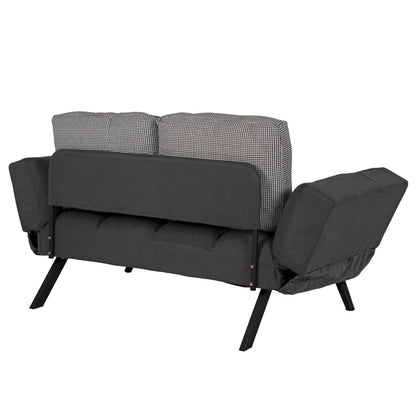 Sofa 3 Seater Hm3169.01 Grey With Pillows 165-190x75x89Η Cm