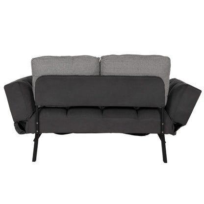 Sofa 3 Seater Hm3169.01 Grey With Pillows 165-190x75x89Η Cm