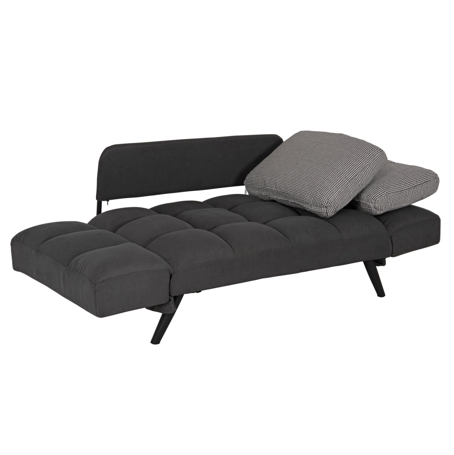 Sofa 3 Seater Hm3169.01 Grey With Pillows 165-190x75x89Η Cm