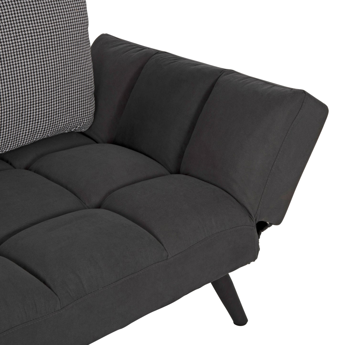 Sofa 3 Seater Hm3169.01 Grey With Pillows 165-190x75x89Η Cm