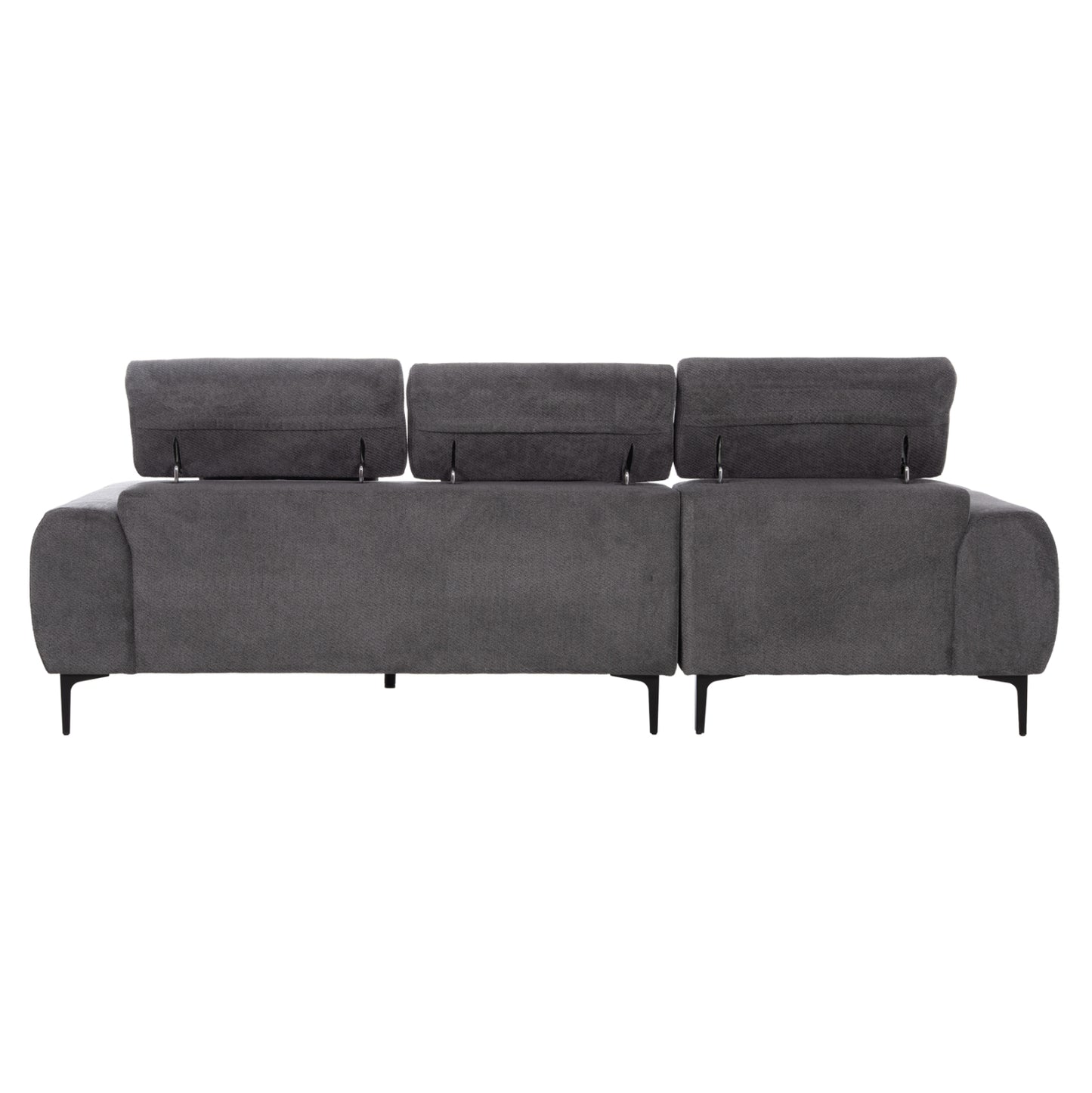 Corner Sofa Left Divya Hm3267.12l Grey Fabric 260x100-174x104hcm.
